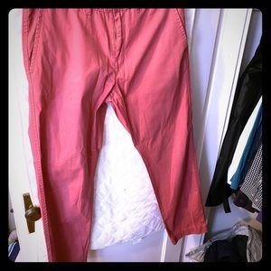 Men’s red Tommy Hilfinger pants